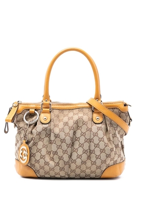 Gucci Pre-Owned 2000-2015 GG Canvas Sukey satchel - Brown