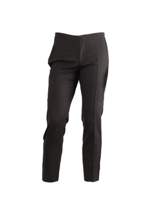 Christian Dior Pre-Owned cropped wool trousers - Black