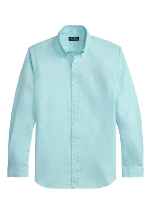 Polo Ralph Lauren embroidered long-sleeve shirt - Blue