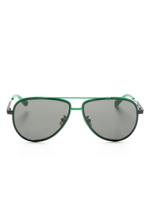 Bottega Veneta Pre-Owned pilot-frame sunglasses - Green
