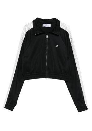 Giuseppe Di Morabito logo-detail cropped jacket - Black