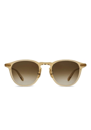 Garrett Leight Hampton round-frame sunglasses - Brown