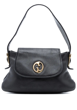Gucci Pre-Owned 2016-2025 Leather 1973 shoulder bag - Black