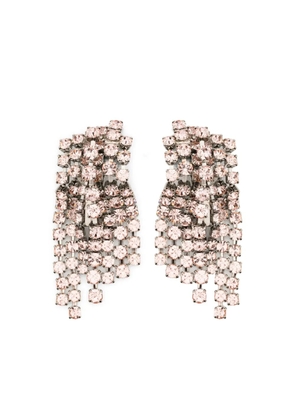 Helene Zubeldia crystal-embellished drop earring - Silver