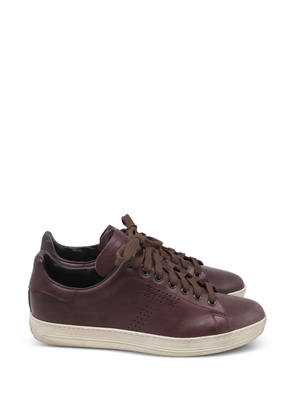 Tom Ford Vintage Warwick perforated leather sneakers - Red