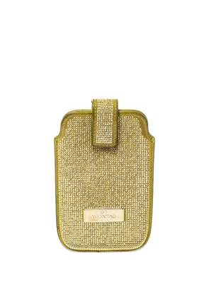 Valentino Garavani Pre-Owned rhinestone-embellished iPhone case - Green