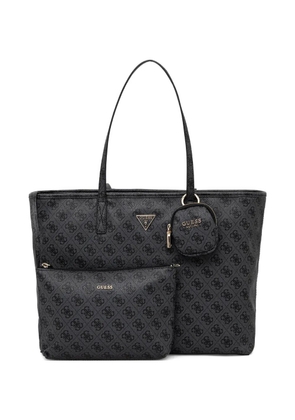 GUESS USA monogram-pattern tote bag - Black