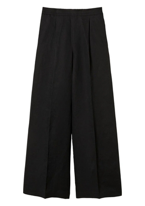 TWINSET logo-plaque trousers - Black