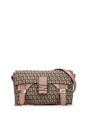 Fendi Pre-Owned 2000-2010 Zucchino Canvas Sweety crossbody bag - Brown