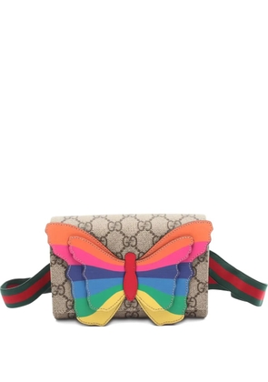 Gucci Pre-Owned 2010s GG Supreme butterfly belt bag - Neutrals