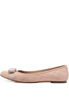Ferragamo Pre-Owned leather ballet flats - Pink