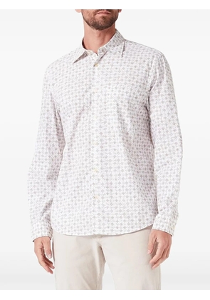 Marc O'Polo geometric-print long-sleeve shirt - White