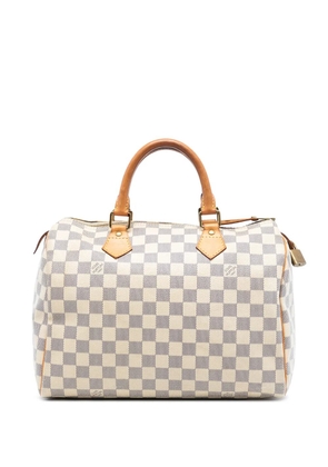 Louis Vuitton Pre-Owned 2011 Damier Azur Speedy 30 boston bag - White