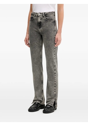 Karl Lagerfeld Jeans split-hem jeans - Grey