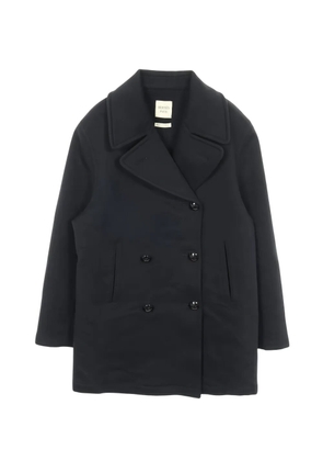 Hermès Pre-Owned double-breasted cashmere coat - Black