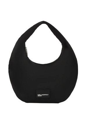 Karl Lagerfeld Jeans logo shoulder bag - Black