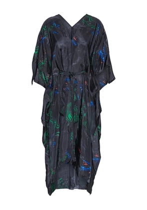 Henrik Vibskov V-neck belted dress - Black