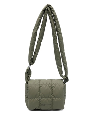 VeeCollective Porter Messenger quilted shoulder bag - Green