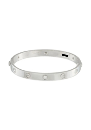 Cartier 18K white gold Love diamond bracelet - Silver
