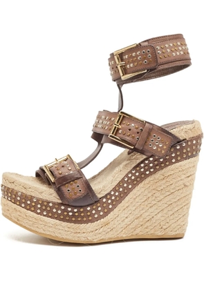 Alexander McQueen Pre-Owned wedge sandals - Brown