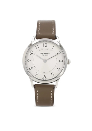 Hermès Pre-Owned 2010's Slim d'Hermès 32mm watch - White