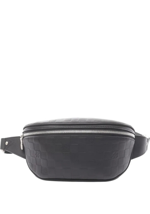 Louis Vuitton Pre-Owned 2020 Damier Graphite leather belt bag - Black