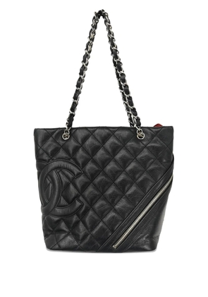 CHANEL Pre-Owned 2007 Cambon Ligne tote bag - Black