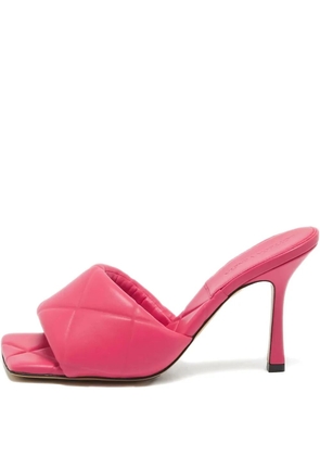 Bottega Veneta Pre-Owned quilted leather sandals - Pink