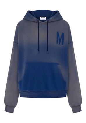 Moschino gradient-effect hoodie - Blue