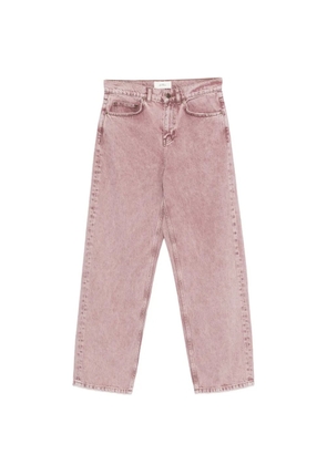Les Deux Roi denim wash wide-leg jeans - Pink