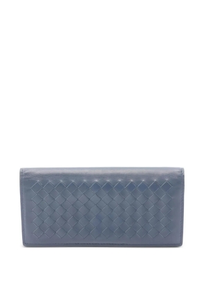 Bottega Veneta Pre-Owned 2000s Intrecciato wallet - Blue