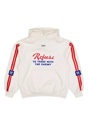 GmbH kangaroo-pocket hoodie - Neutrals