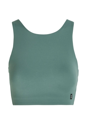 On crew-neck sports bra - Green