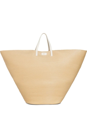 Giambattista Valli logo-patch tote bag - Neutrals