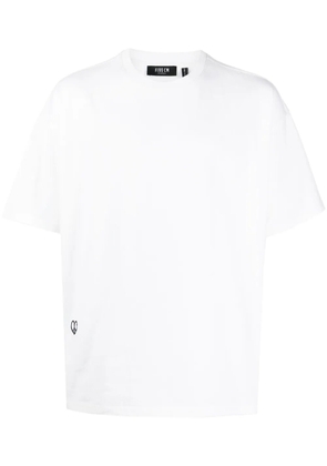FIVE CM heart peace-print cotton T-shirt - White