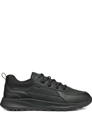 Geox Terrestre leather lace-up sneakers - Black