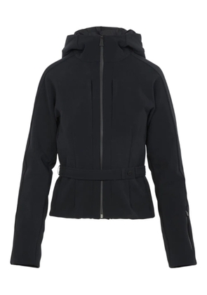 Aztech Mountain hooded belted jacket - Black