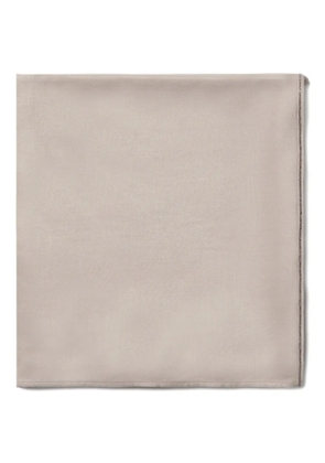 Peserico contrast-stitching scarf - Neutrals