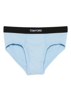 TOM FORD logo-waistband briefs - Blue
