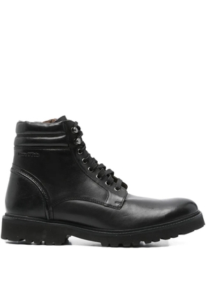 Marc O'Polo lace-up zip boots - Black
