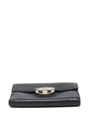 Prada Pre-Owned logo-engraved leather wallet - Black