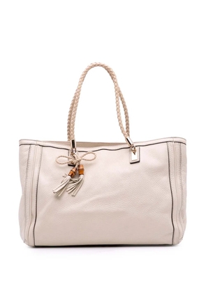 Gucci Pre-Owned 2016-2025 Medium Leather Bella tote bag - White