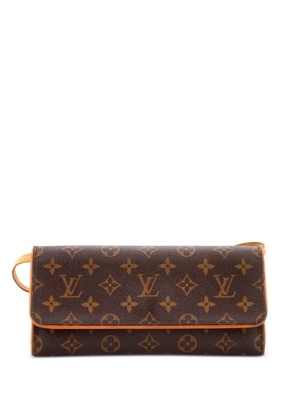 Louis Vuitton Pre-Owned Twin Handbag Monogram Canvas GM crossbody bag - Brown