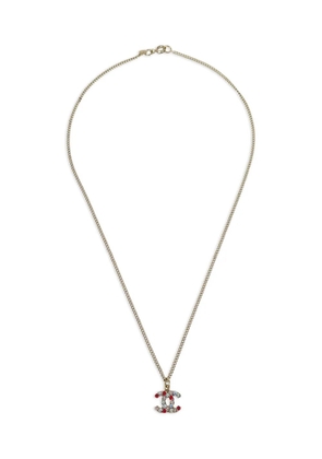CHANEL Pre-Owned 2004 mini CC pendant necklace - Gold