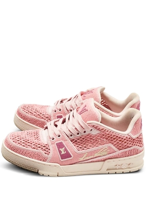 Louis Vuitton Pre-Owned knit sneakers - Pink