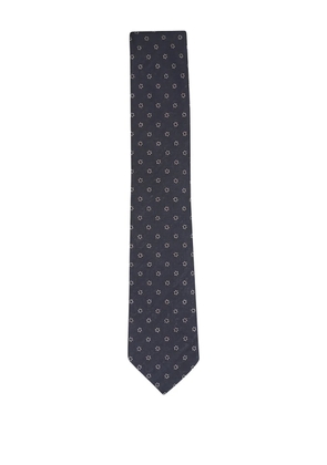 Zegna floral tie - Grey