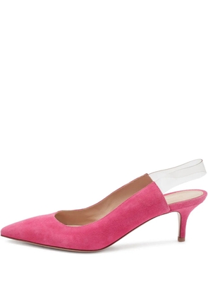 Gianvito Rossi pre-owned slingback pointed toe pumps - Pink