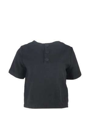 Lisa Marie Fernandez button-detailed T-shirt - Black
