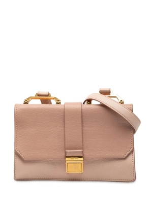 Miu Miu Pre-Owned 2010-2025 Bicolor Goatskin Madras crossbody bag - Pink