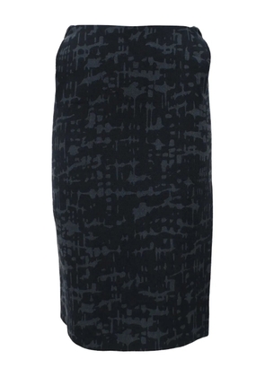 Bottega Veneta Pre-Owned printed midi skirt - Black
